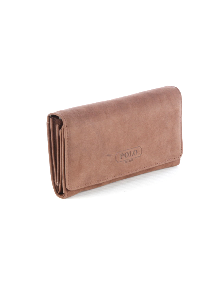 DC Trifold Purse Brown